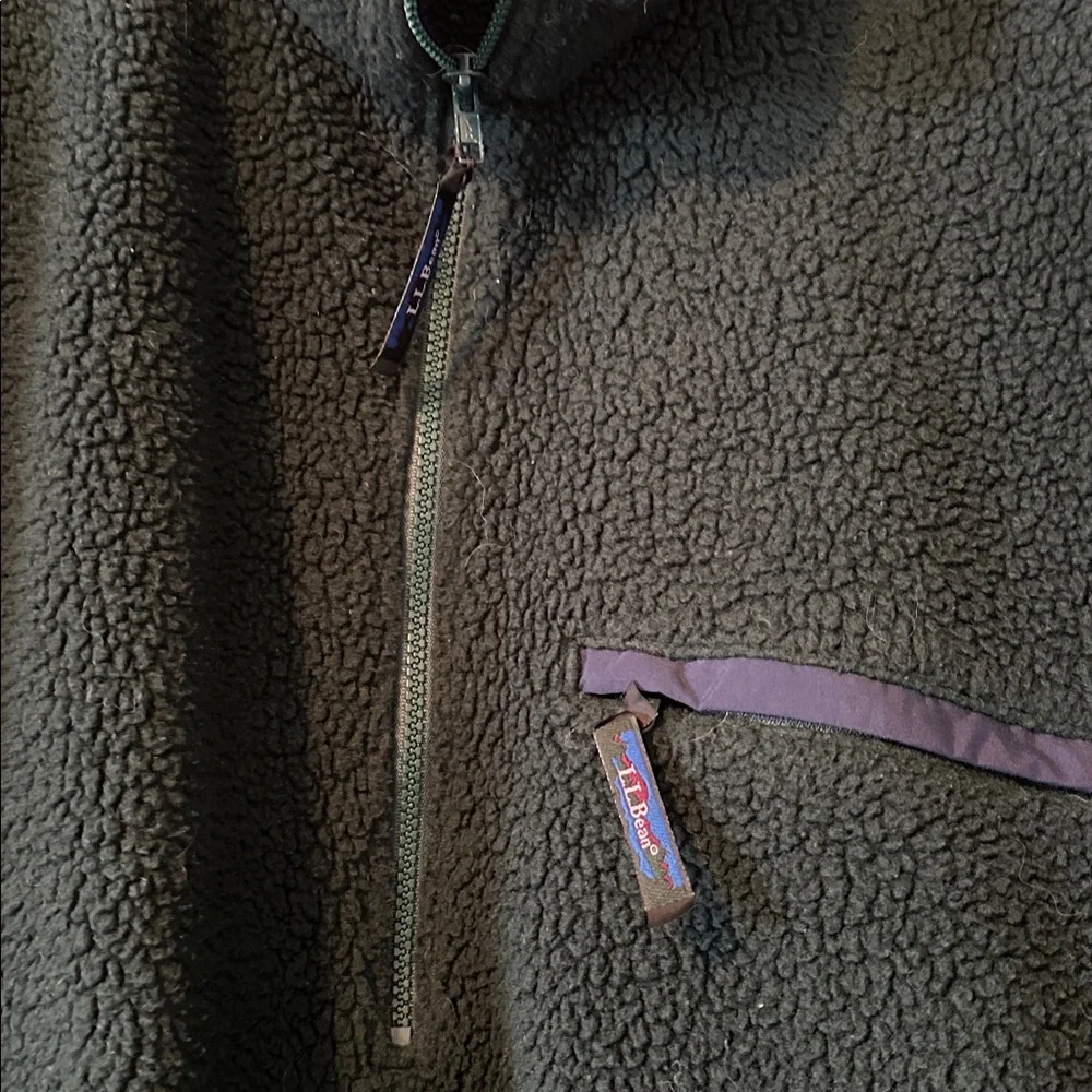 Vintage LLBean Fleece Pullover XL - Picture 2 of 5